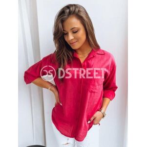 Dstreet Dámská košile SWEET MIMI fuchsiová DY0302 Velikost: L, fialový